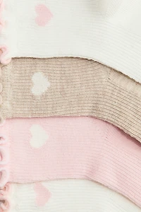 Lot de 4 paires chaussettes à bord surjeté