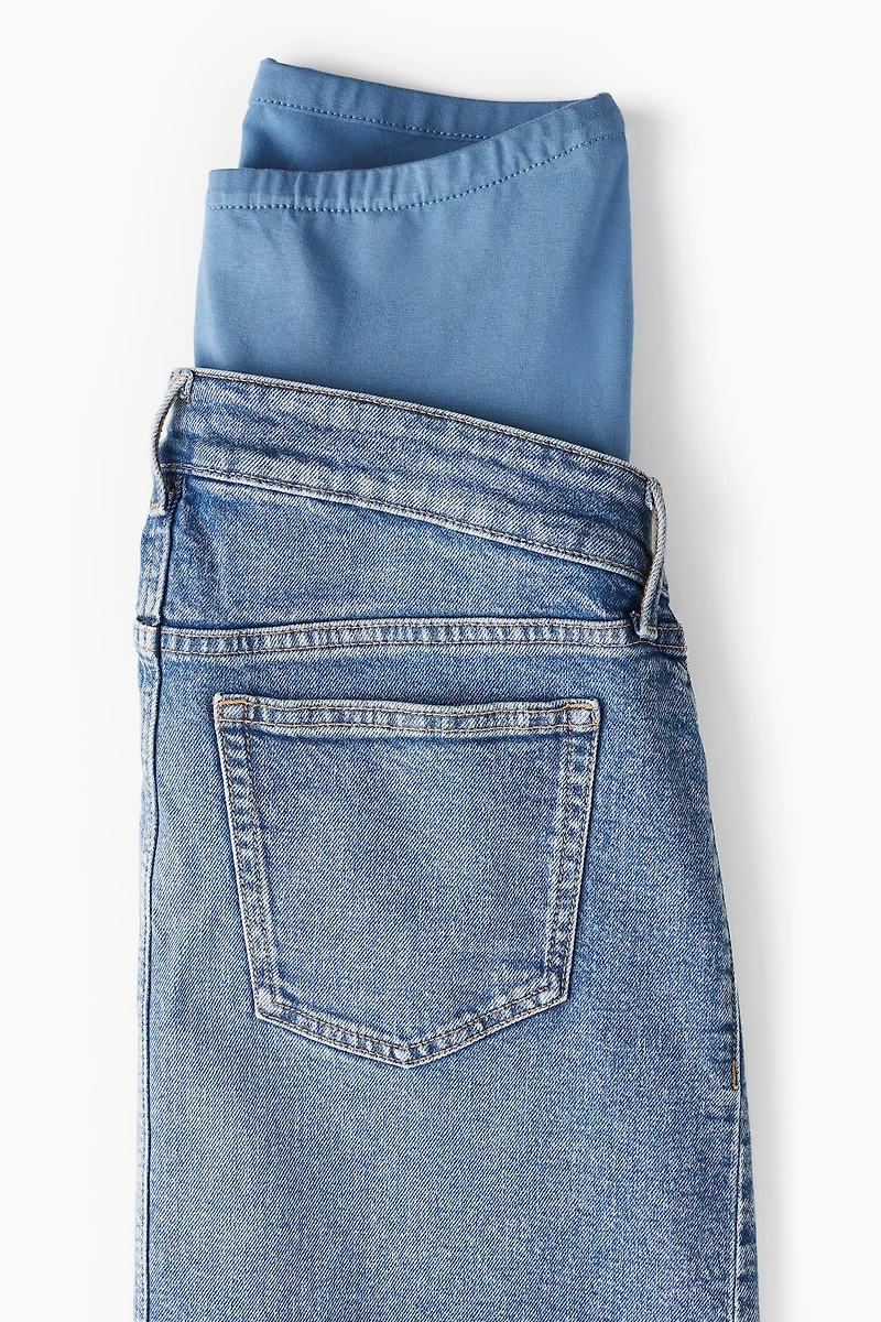 MAMA Jupe midi en denim