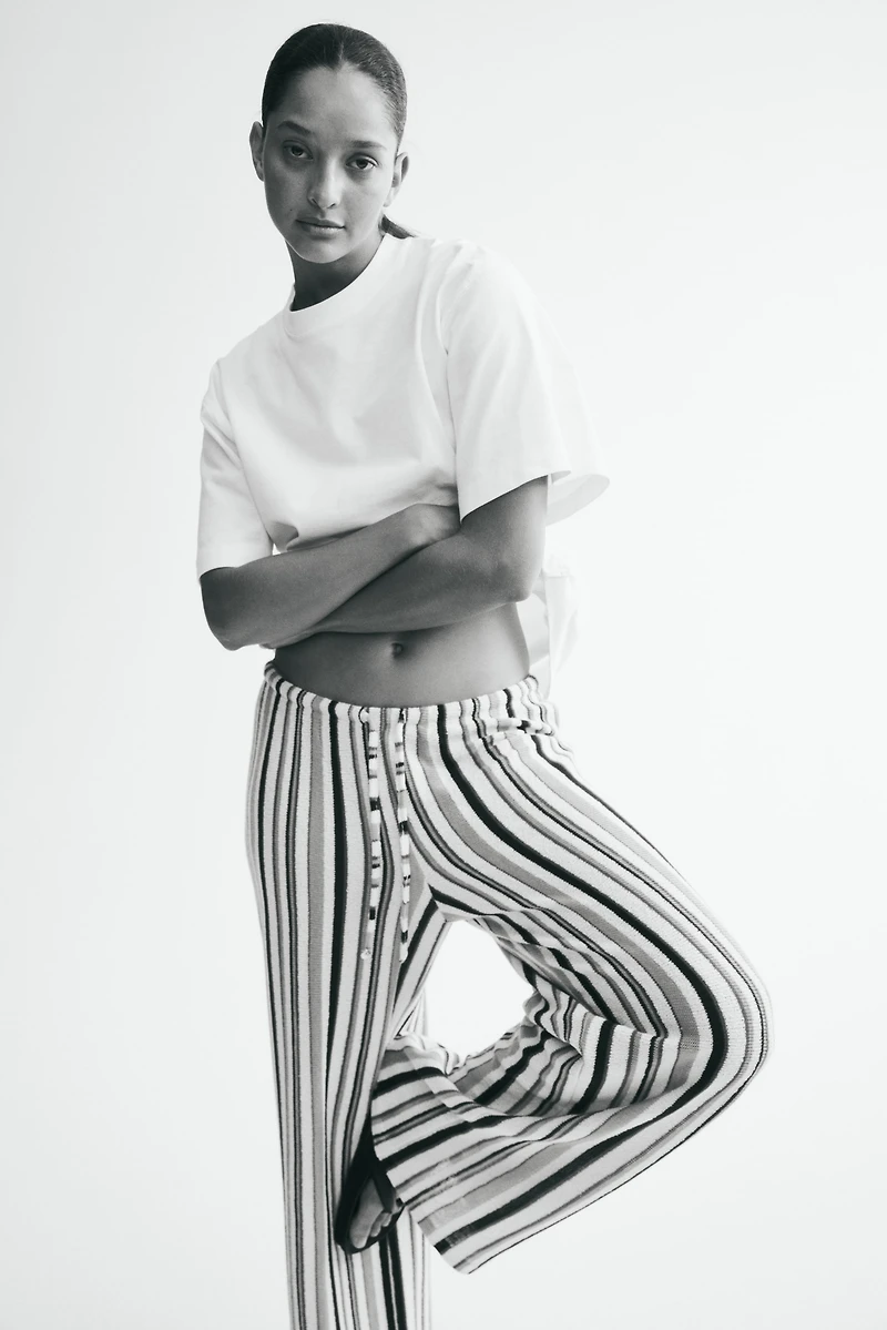 Knit Drawstring Pants