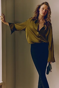 Oversized Satin Shirt