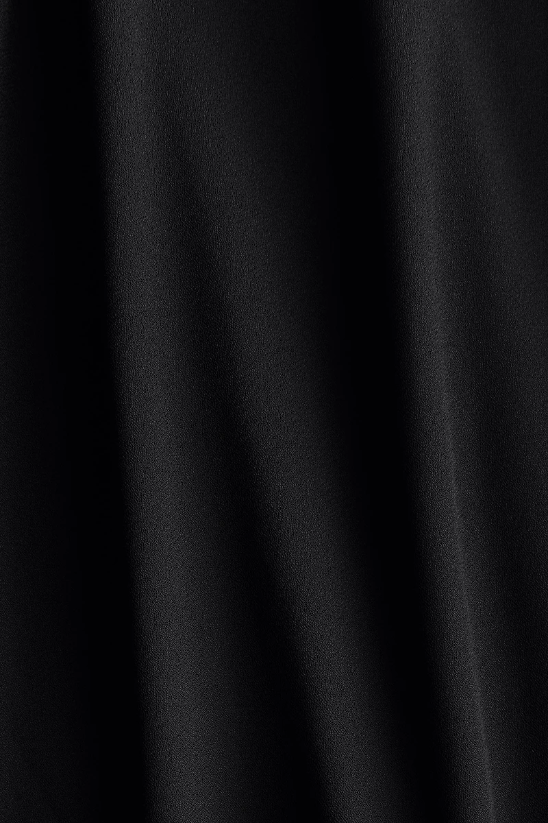 Draped One-Shoulder Dress