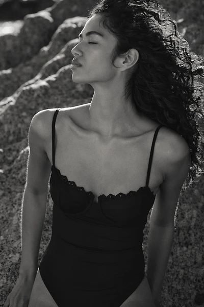 Maillot de bain échancré