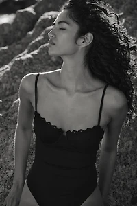 Maillot de bain échancré