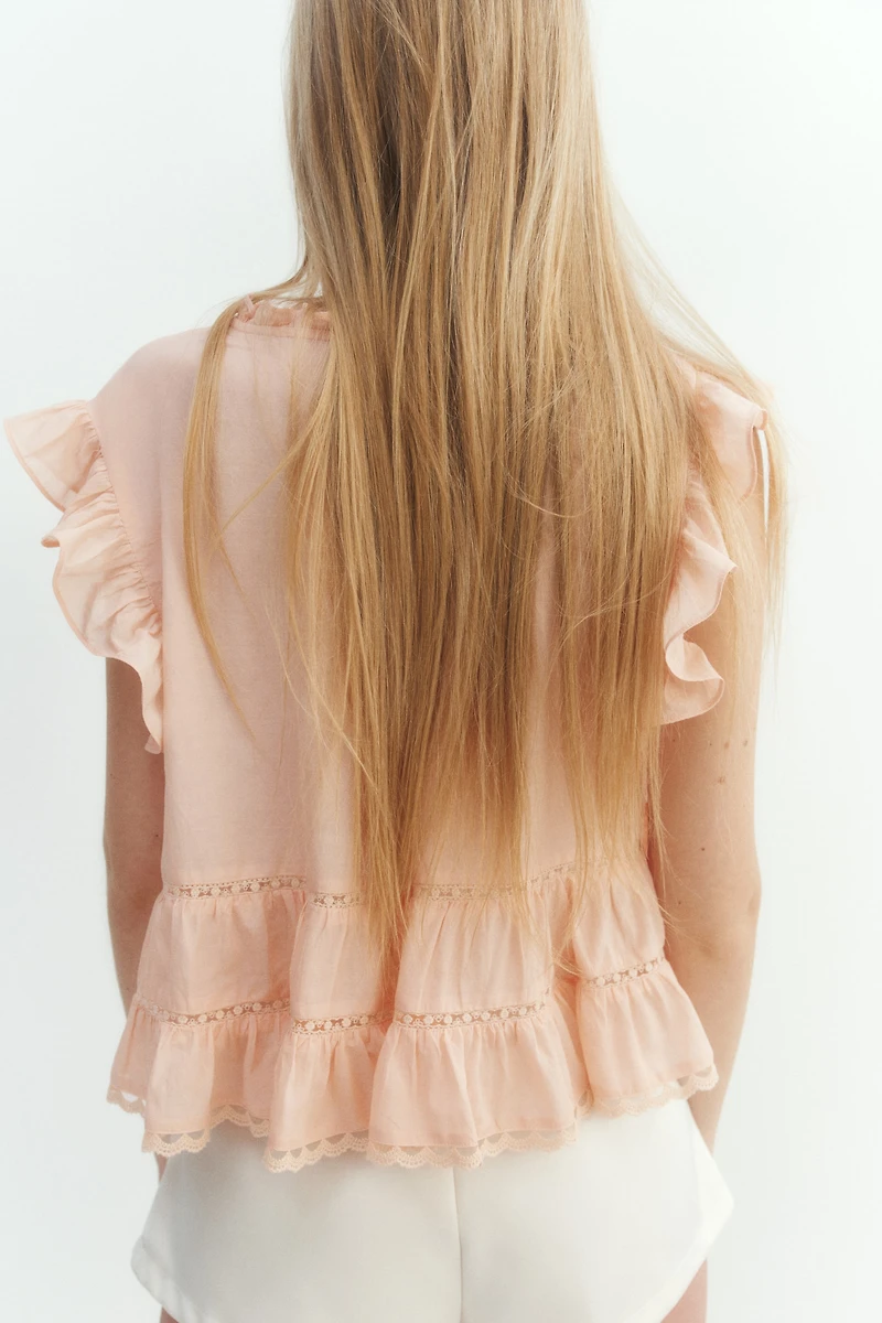 Blouse with Pintucks
