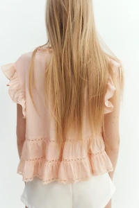 Blouse with Pintucks