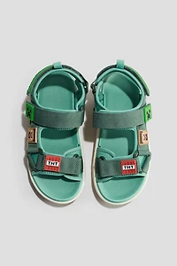 Sandales avec motifs