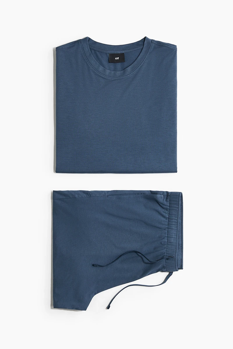 Pajama T-Shirt and Shorts Set