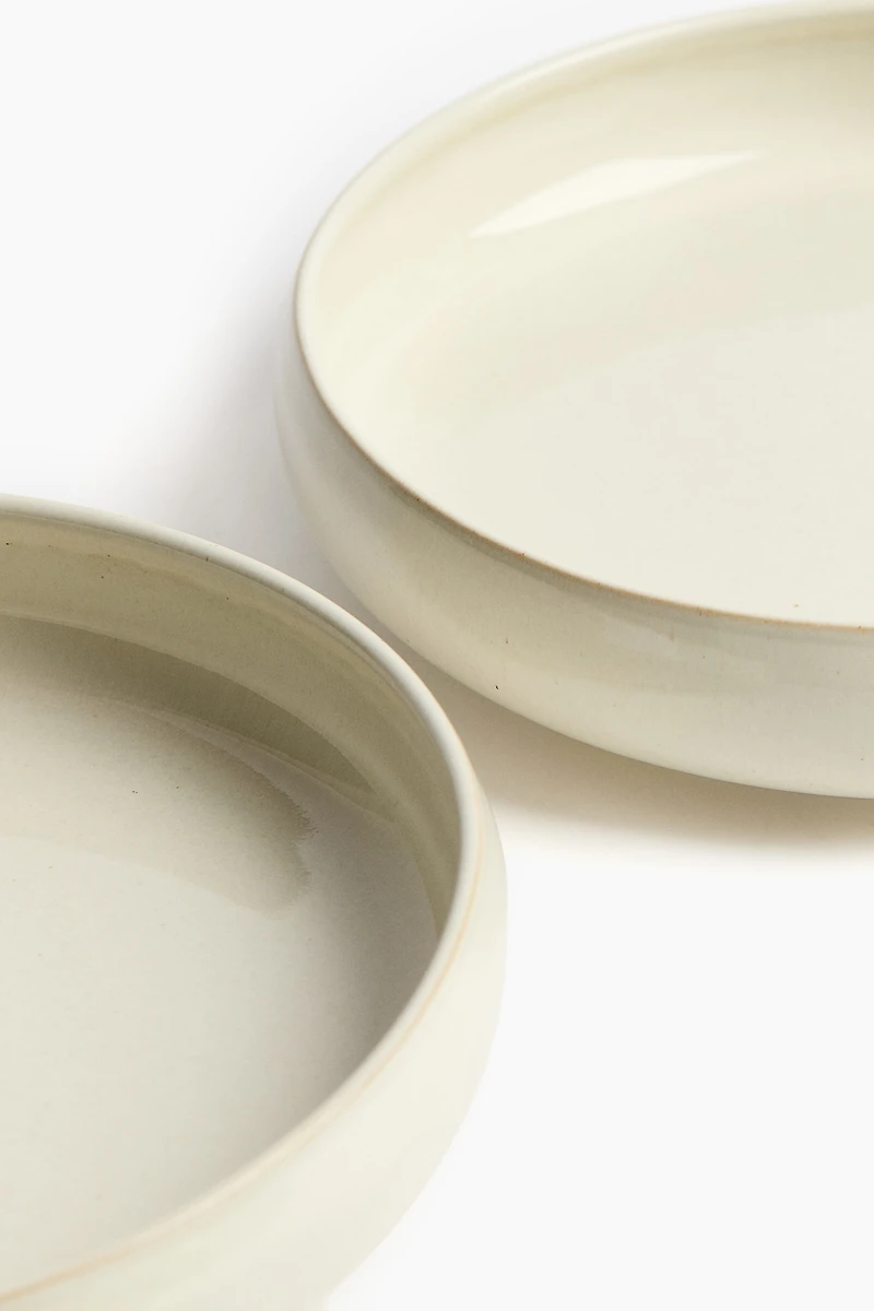 2-Pack Reactive-Glaze Soup Plates