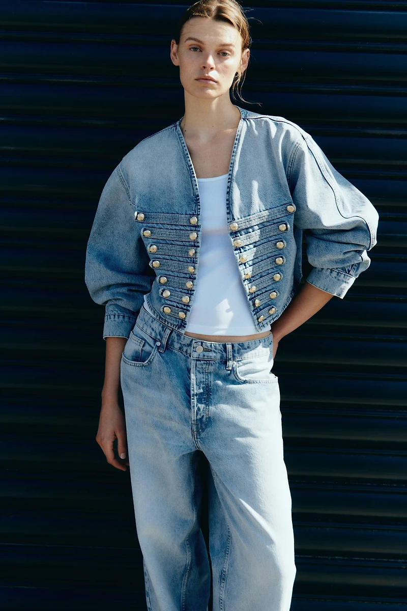 Cropped Denim Jacket