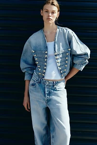 Cropped Denim Jacket