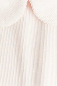 Picot-Trimmed Cotton Top