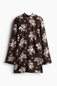 Tie-Detail Open-Back Dress