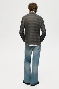 Regular-Fit Wool-Blend Double-Breasted Jacket