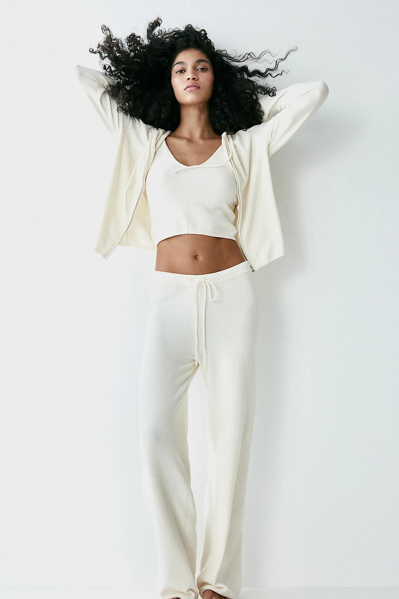 Pantalon en fil chenille