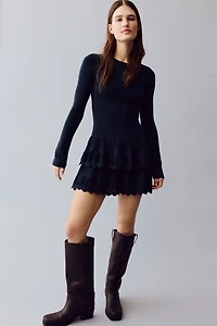 Dress with Tiered Skirt