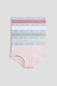 5-Pack Cotton Hipster Briefs
