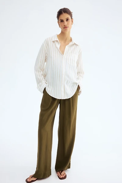 MAMA Straight Twill Pants