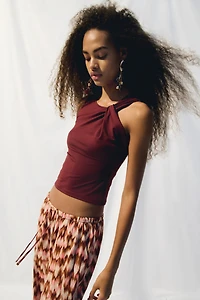Twist-Detail Tank Top