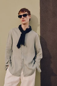 Regular-Fit Linen Shirt