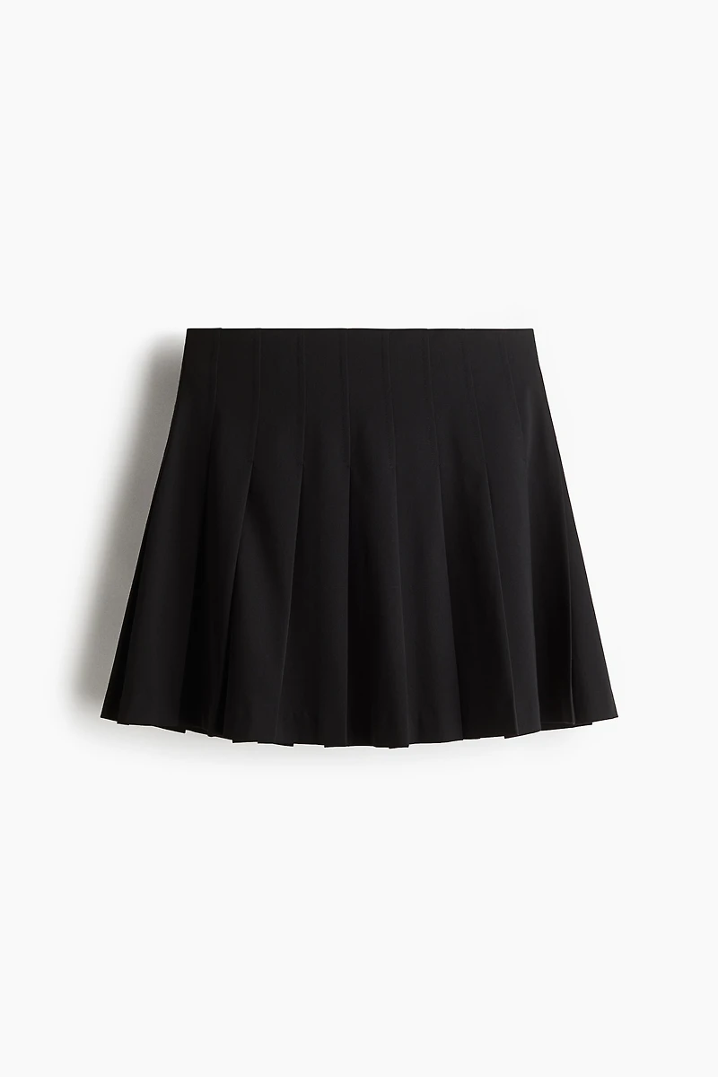 Pleated Mini Skirt