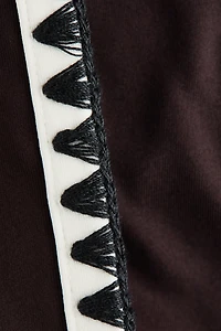 Padded-Cup High-Leg Swimsuit