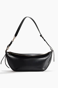 Zip-Detail Shoulder Bag