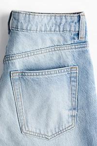 Jean ample taille très haute