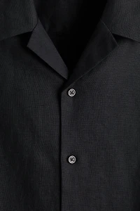Relaxed-Fit Linen-Blend Resort Shirt