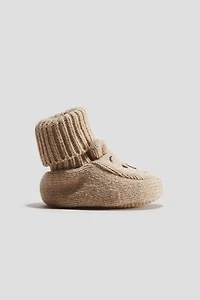 Knit Slipper Socks
