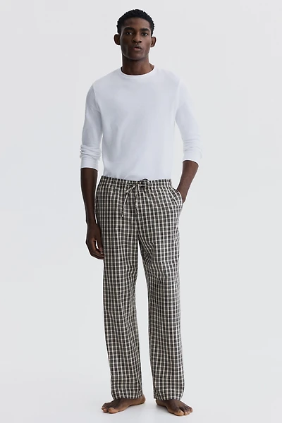 Relaxed-Fit Poplin Pants