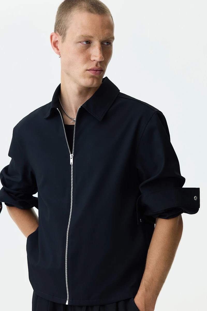 Twill overshirt