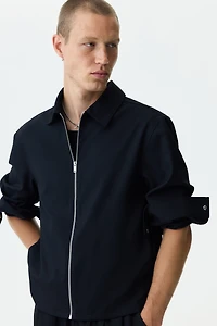 Twill overshirt