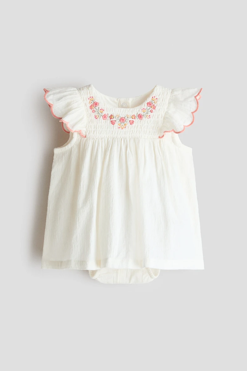 Cotton Bodysuit Dress