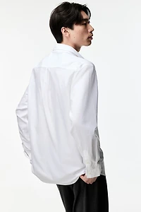 Chemise Coupe Classique en modal mélangé