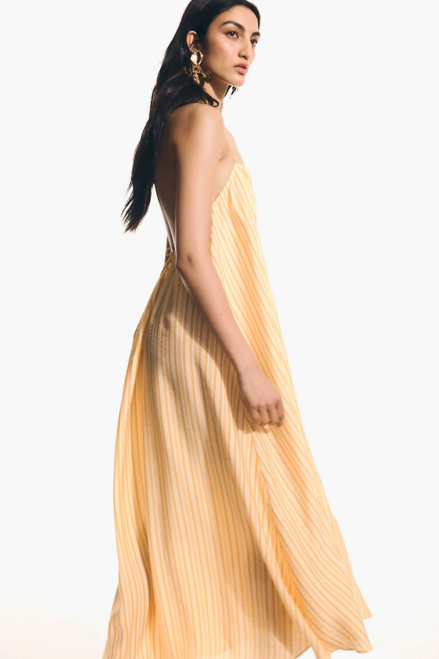 h&m voluminous chiffon dress H&M Green Floral Flounced Floaty Chiffon Voluminous Maxi Dress Size M 12 14  16