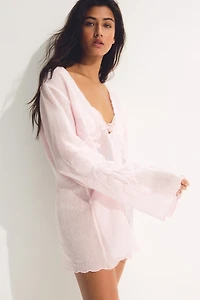 Cotton Mesh Beach Dress