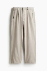 Relaxed-Fit Linen-Blend Pants
