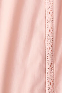 Lace-Trimmed Drawstring Pants