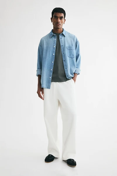 Pantalon en molleton ample
