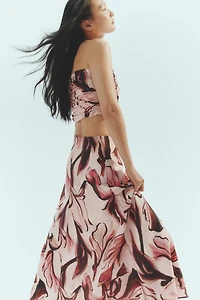 Flared Maxi Skirt