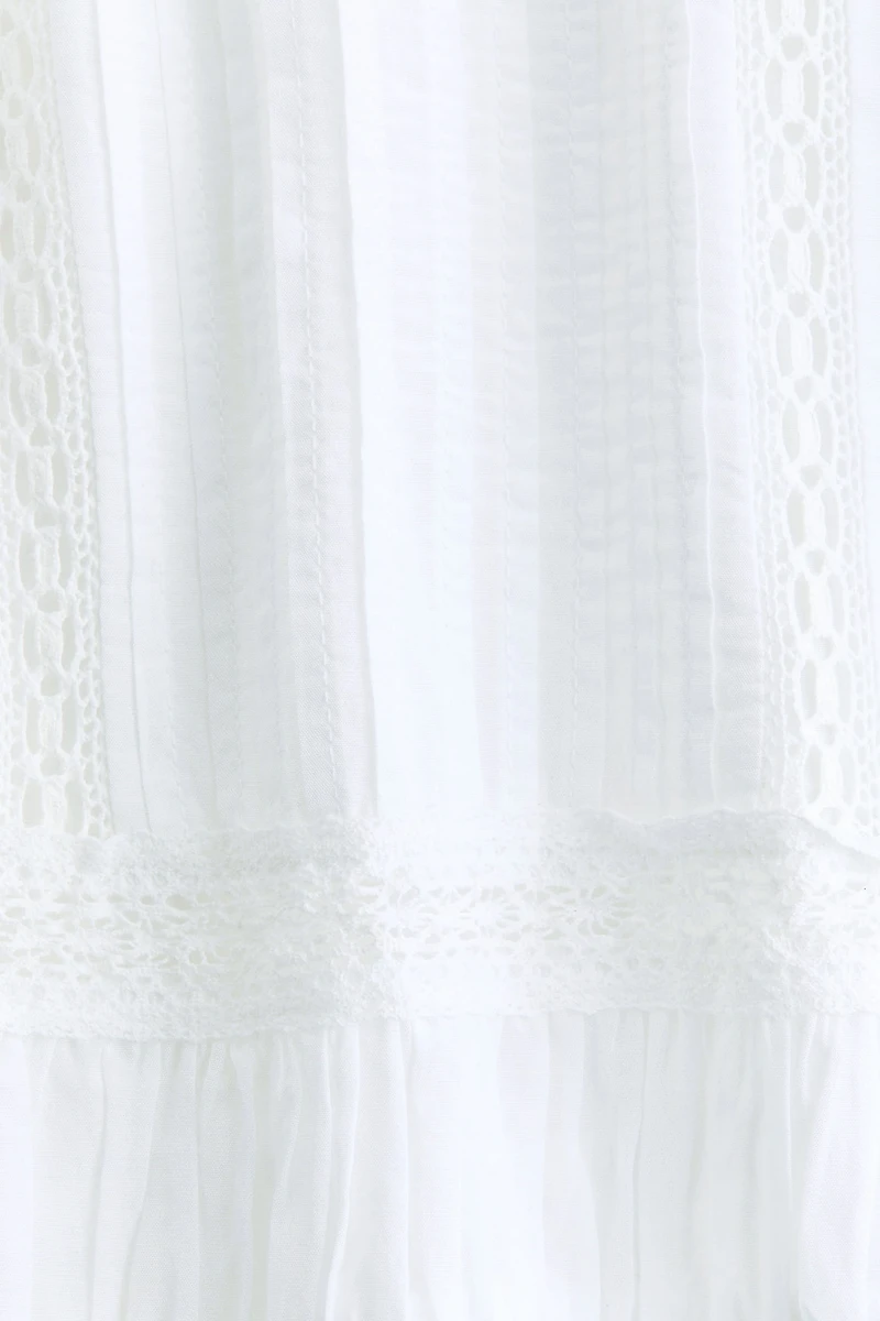 Blouse avec dentelle