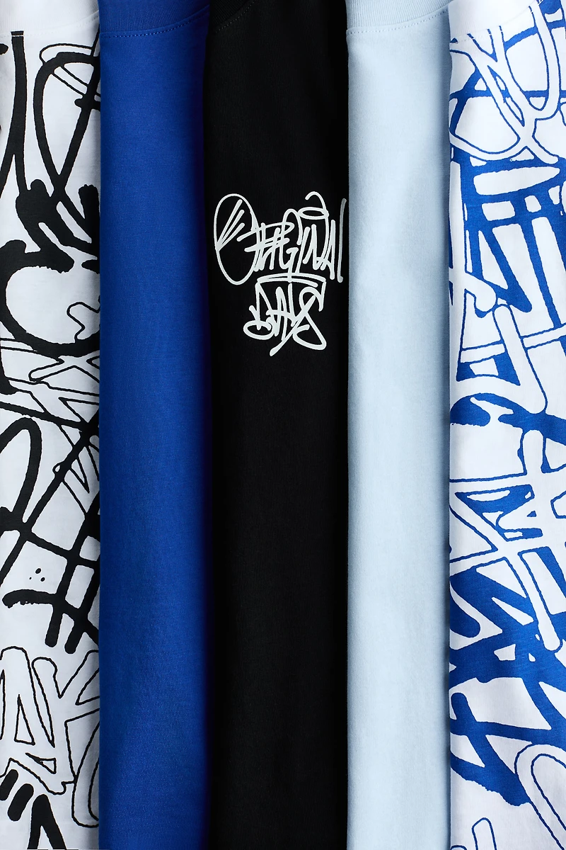 5-pack Cotton T-Shirts