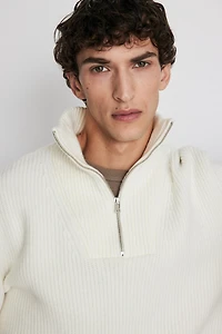 Regular Fit Half-Zip Sweater