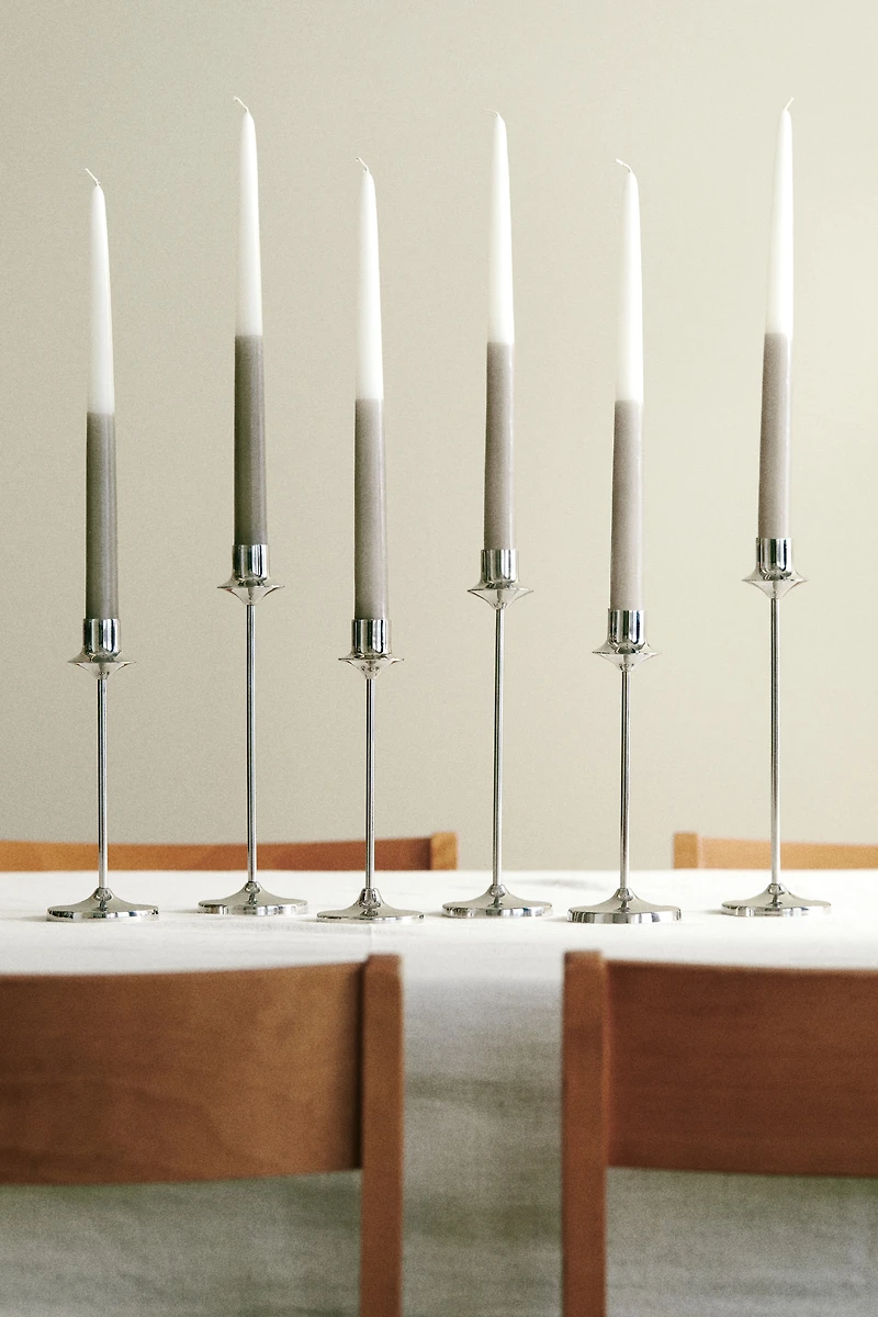 Lot de 6 bougies à effet teinture par immersion