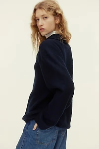 Wool Polo Sweater