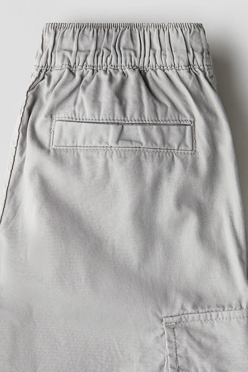 Pantalon parachute en toile de coton