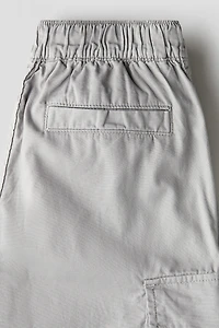Pantalon parachute en toile de coton