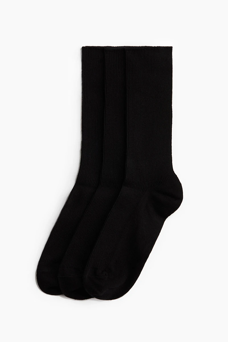 3-pack Ribbed Socks