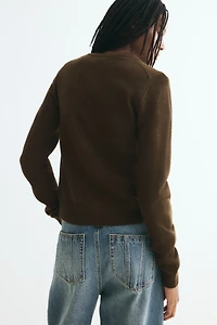 Gilet en tricot texturé