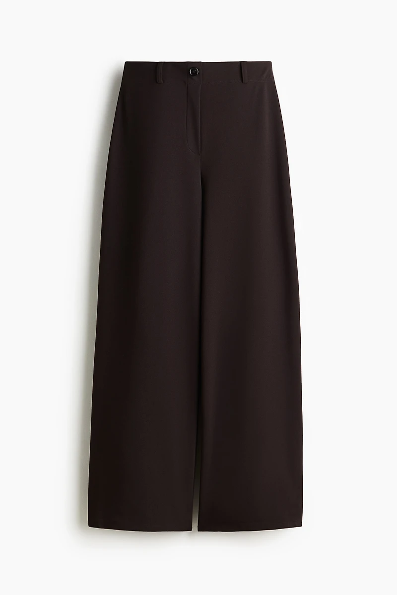Wide-Leg Jersey Pants